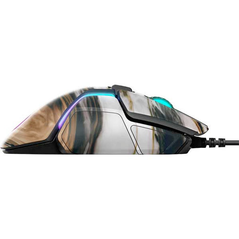 Copper and Black Marble Ink SteelSeries Rival 600 Gaming Mouse Skin