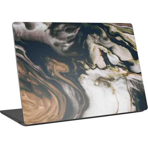 Copper and Black Marble Ink Surface Laptop 4 15in Skin