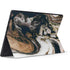 Copper and Black Marble Ink Surface Pro 7 Skin