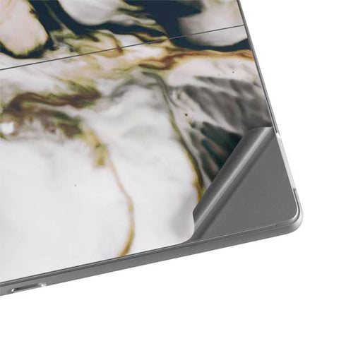 Copper and Black Marble Ink Surface Pro 8 Skin