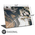Copper and Black Marble Ink Universal Laptop 12in (9.8 x 6.8in) Skin