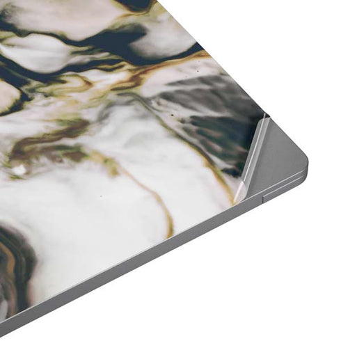 Copper and Black Marble Ink Universal Laptop 12in (9.8 x 6.8in) Skin