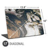 Copper and Black Marble Ink Universal Laptop 17in (13.8 x 10in) Skin