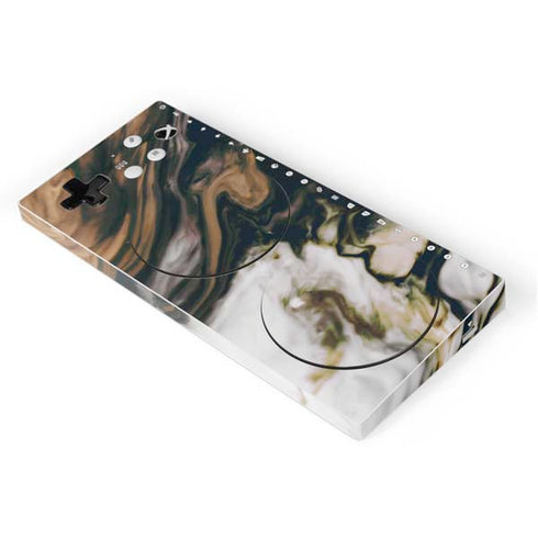 Copper and Black Marble Ink Xbox Adaptive Controller Skin