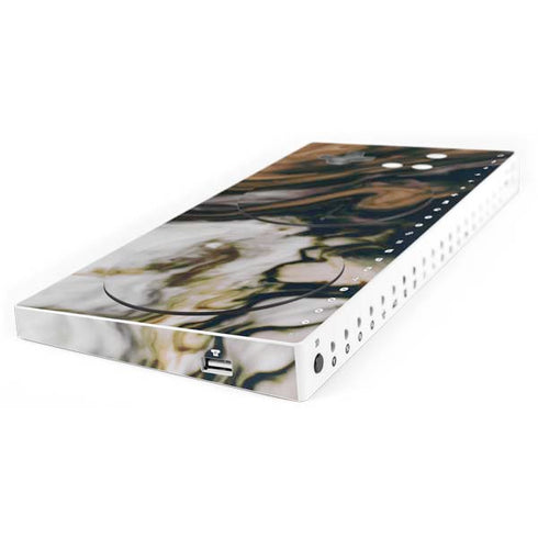 Copper and Black Marble Ink Xbox Adaptive Controller Skin