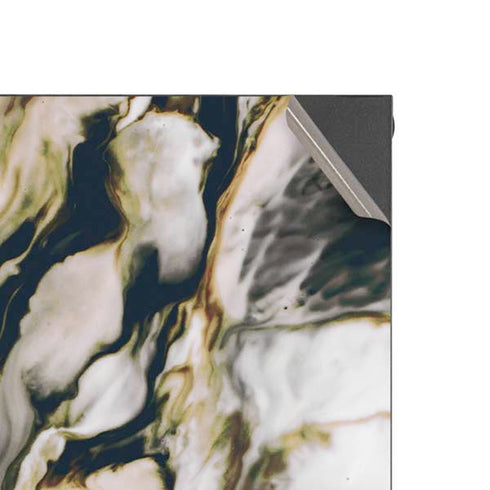 Copper and Black Marble Ink Xbox Series X Console Skin