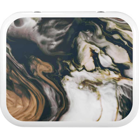 Copper and Black Marble Ink YETI Roadie 24 Hard Cooler Skin
