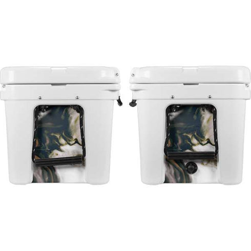 Copper and Black Marble Ink YETI Tundra 45 Hard Cooler Skin