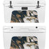 Copper and Black Marble Ink YETI Tundra 65 Hard Cooler Skin