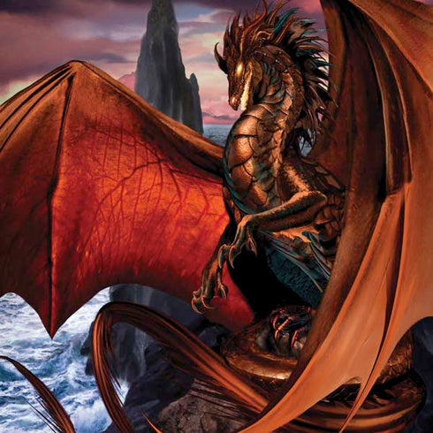 Coppervein Dragon by Ruth Thompson Dell Alienware Skin