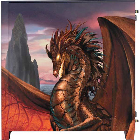 Ruth Thompson Coppervein Dragon Corsair 4000D Tempered Glass Mid-Tower ATX Case Skin