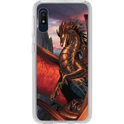 Ruth Thompson Coppervein Dragon Galaxy A10e Clear Case