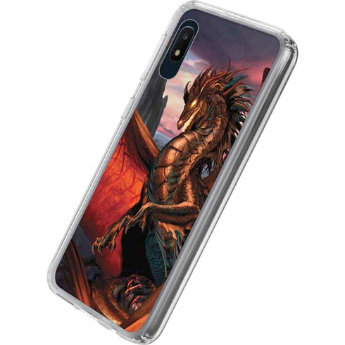 Ruth Thompson Coppervein Dragon Galaxy A10e Clear Case