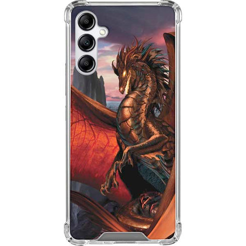 Coppervein Dragon by Ruth Thompson Galaxy A15 5G Clear Case
