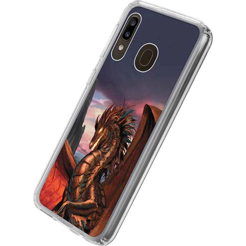 Ruth Thompson Coppervein Dragon Galaxy A20 Clear Case