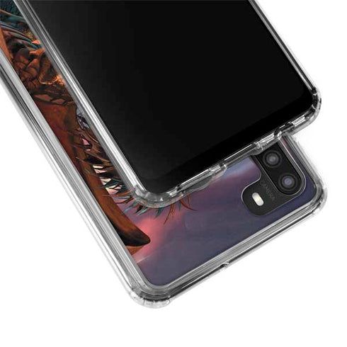 Ruth Thompson Coppervein Dragon Galaxy A21 Clear Case