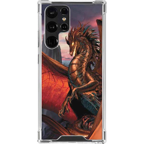 Coppervein Dragon by Ruth Thompson Galaxy S24 Ultra Clear Case