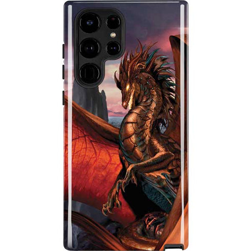 Coppervein Dragon by Ruth Thompson Galaxy S24 Ultra Impact Case