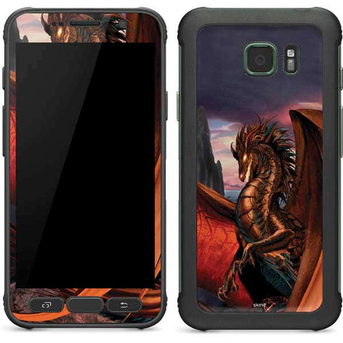 Ruth Thompson Coppervein Dragon Galaxy S7 Active Skin