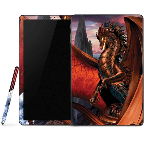 Ruth Thompson Coppervein Dragon Samsung Galaxy Tab Skin