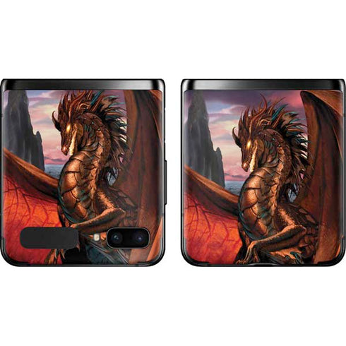 Ruth Thompson Coppervein Dragon Galaxy Z Flip Skin
