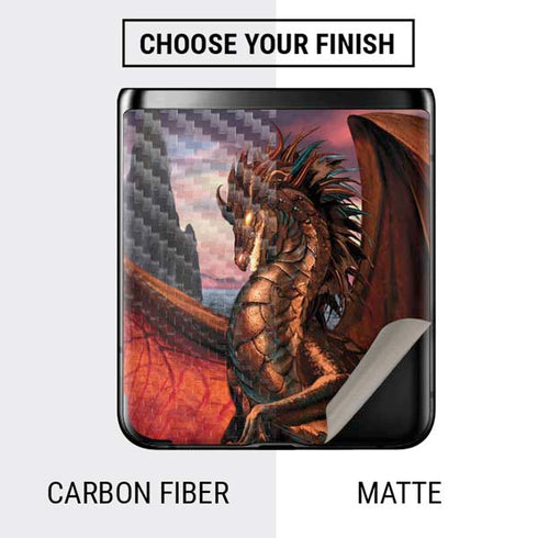 Ruth Thompson Coppervein Dragon Galaxy Z Flip Skin