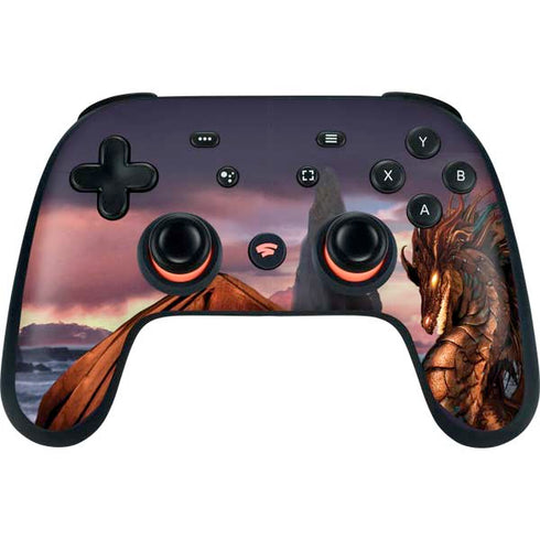 Ruth Thompson Coppervein Dragon Google Stadia Controller Skin