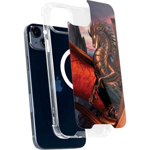 Coppervein Dragon by Ruth Thompson iPhone 15 Plus MagSafe Case