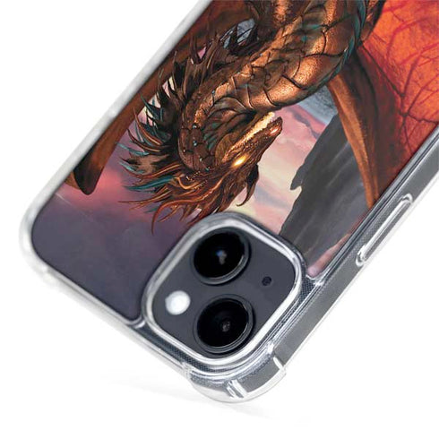 Coppervein Dragon by Ruth Thompson iPhone 15 Plus MagSafe Case