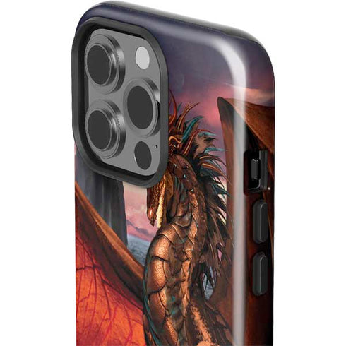 Coppervein Dragon by Ruth Thompson iPhone 15 Pro Impact Case