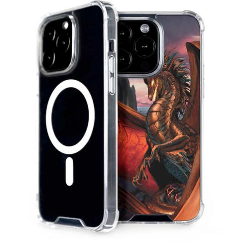 Coppervein Dragon by Ruth Thompson iPhone 15 Pro MagSafe Case