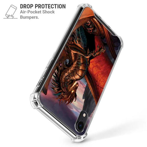Coppervein Dragon by Ruth Thompson iPhone XR Clear Case