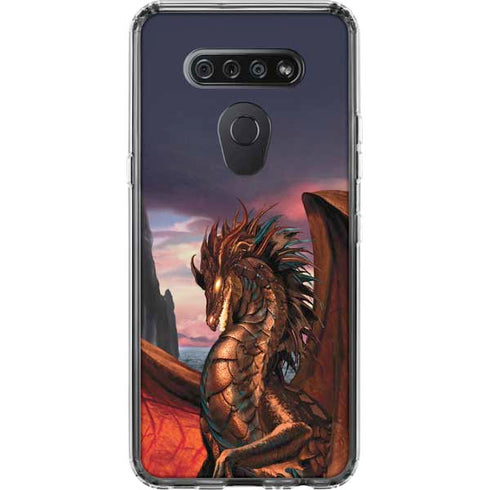 Coppervein Dragon by Ruth Thompson LG K51/Q51 Clear Case
