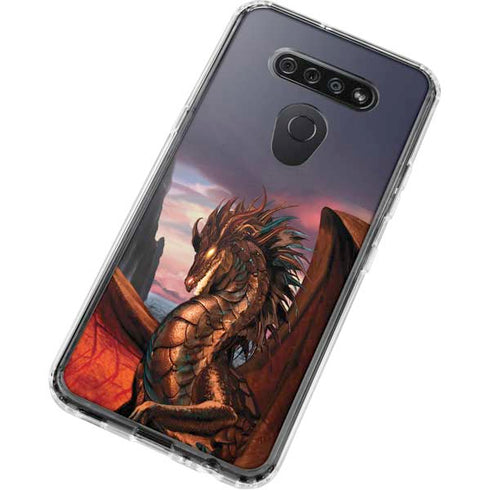 Coppervein Dragon by Ruth Thompson LG K51/Q51 Clear Case