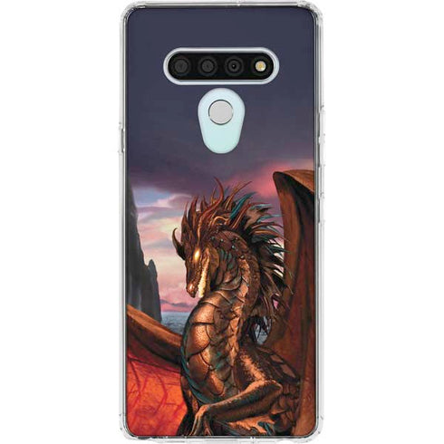 Coppervein Dragon by Ruth Thompson LG Stylo 6 Clear Case