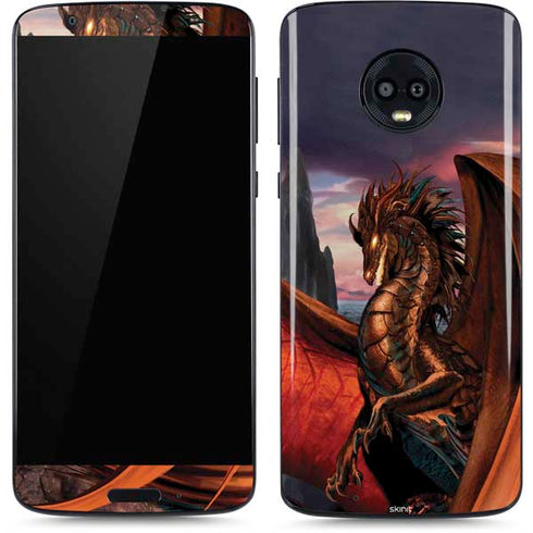 Ruth Thompson Coppervein Dragon Moto G6 Skin