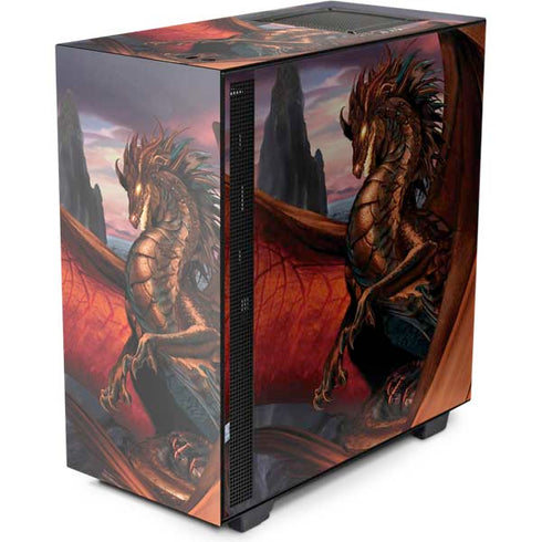 Ruth Thompson Coppervein Dragon NZXT H510 Compact ATX Mid-Tower Case Skin