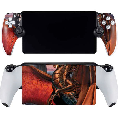 Coppervein Dragon by Ruth Thompson PlayStation Portal Remote Player Skin
