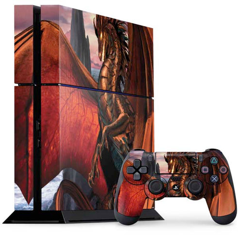 Ruth Thompson Coppervein Dragon PS4 Console and Controller Bundle Skin
