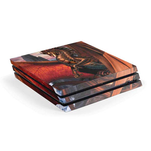 Ruth Thompson Coppervein Dragon PS4 Pro Console Skin