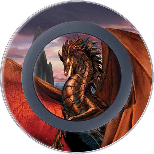 Ruth Thompson Coppervein Dragon Wireless Charger Skin