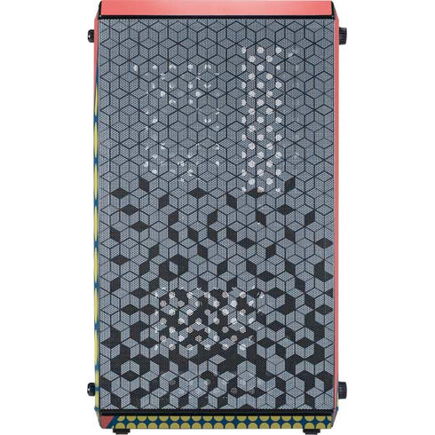 Coral Diagonal Split Cooler Master MasterBox Q300L Mini Tower Skin