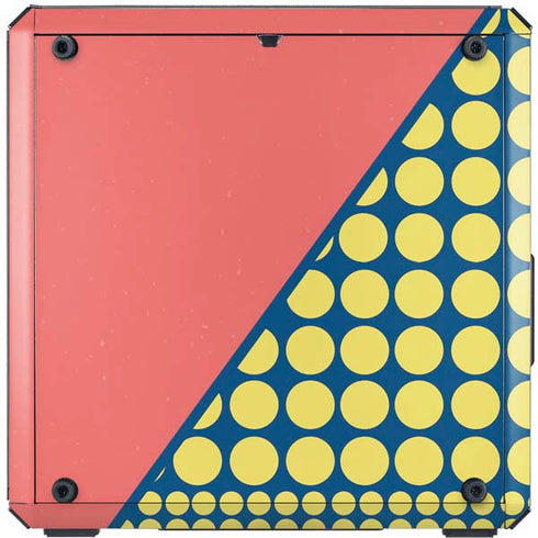 Coral Diagonal Split Cooler Master MasterBox Q300L Mini Tower Skin