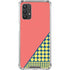 Coral Diagonal Split Galaxy A32 5G Clear Case