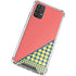 Coral Diagonal Split Galaxy A32 5G Clear Case