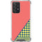 Coral Diagonal Split Galaxy A52 5G Clear Case