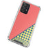 Coral Diagonal Split Galaxy A52 5G Clear Case