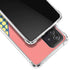 Coral Diagonal Split Galaxy A52 5G Clear Case