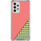 Coral Diagonal Split Galaxy A53 5G Clear Case