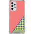 Coral Diagonal Split Galaxy A53 5G Clear Case
